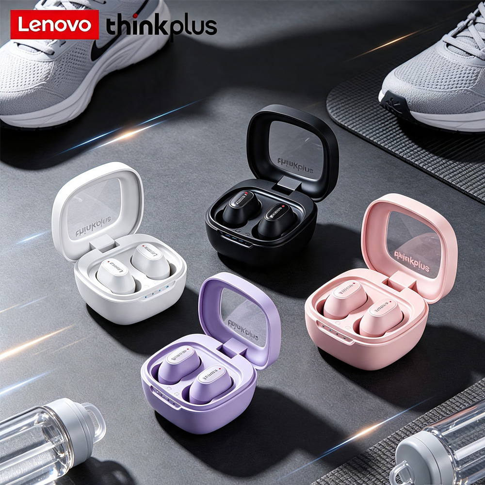 Tws Earbuds Bluetooth 5.3 - Écouteurs TWS Lenovo XT62, capsule transparente