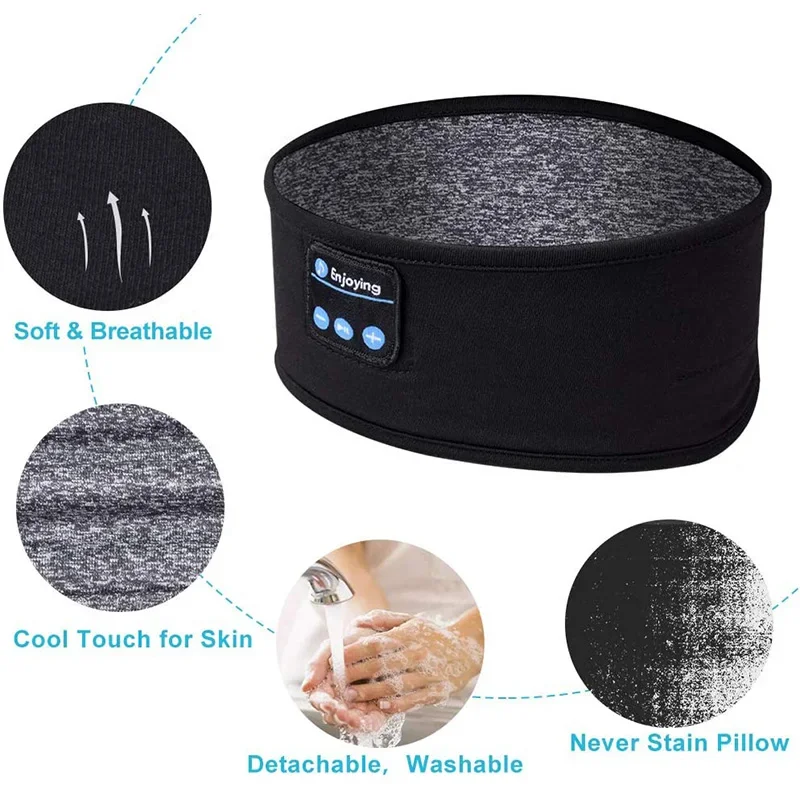 Sleep Mask Headphones Bluetooth - Masque de sommeil Bluetooth avec écouteurs