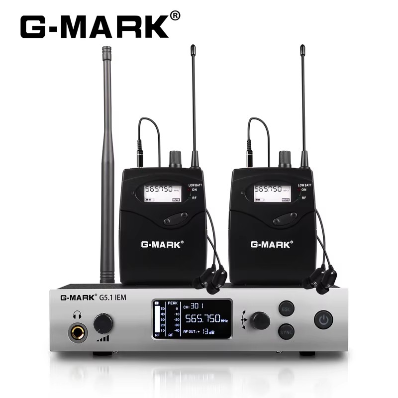 In Ear Monitors For Singers - G-MARK G5.1IEM UHF sans fil dans