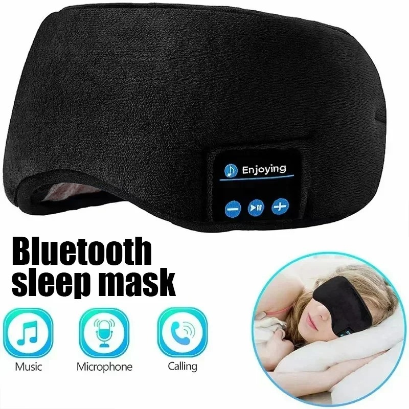 Sleep Mask Headphones Bluetooth - Masque pour les yeux 3D avec
