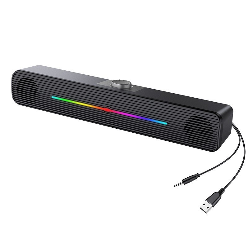 Rgb Computer Soundbar For Pc - E-1407 Enceinte sans fil RGB en