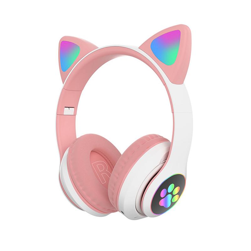 Cat Ear Bluetooth Headset Led - Casque Bluetooth sans fil pour jeux