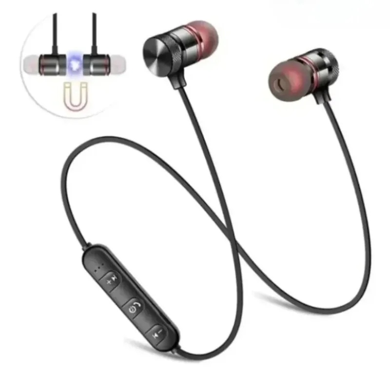 Magnetic Neckband Sports Earphones - 1-4 pièces d'écouteurs Bluetooth intra-auriculaires magnétiques