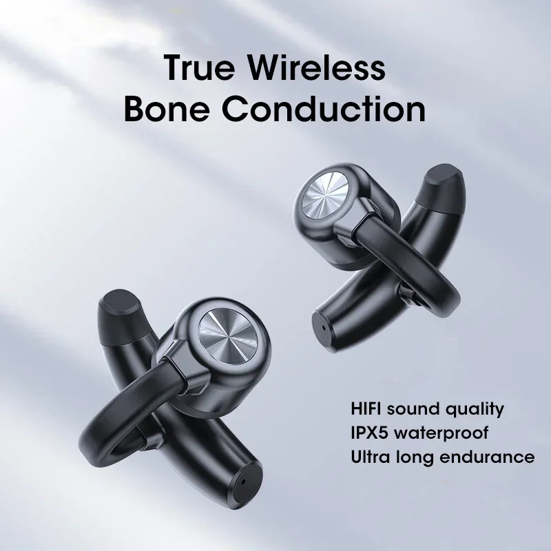 Bone Conduction Running Headphones - Écouteurs sans fil Bluetooth TWS à