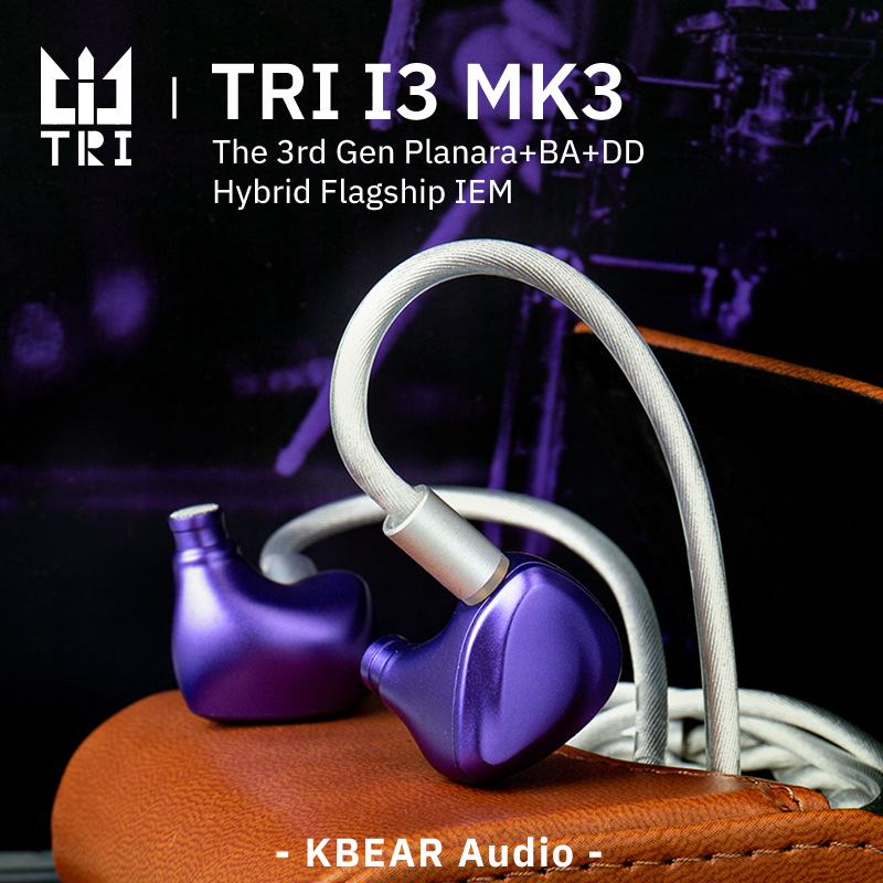 Planar Magnetic Iem Earphones - TRI I3 MK3 3ème génération planaire