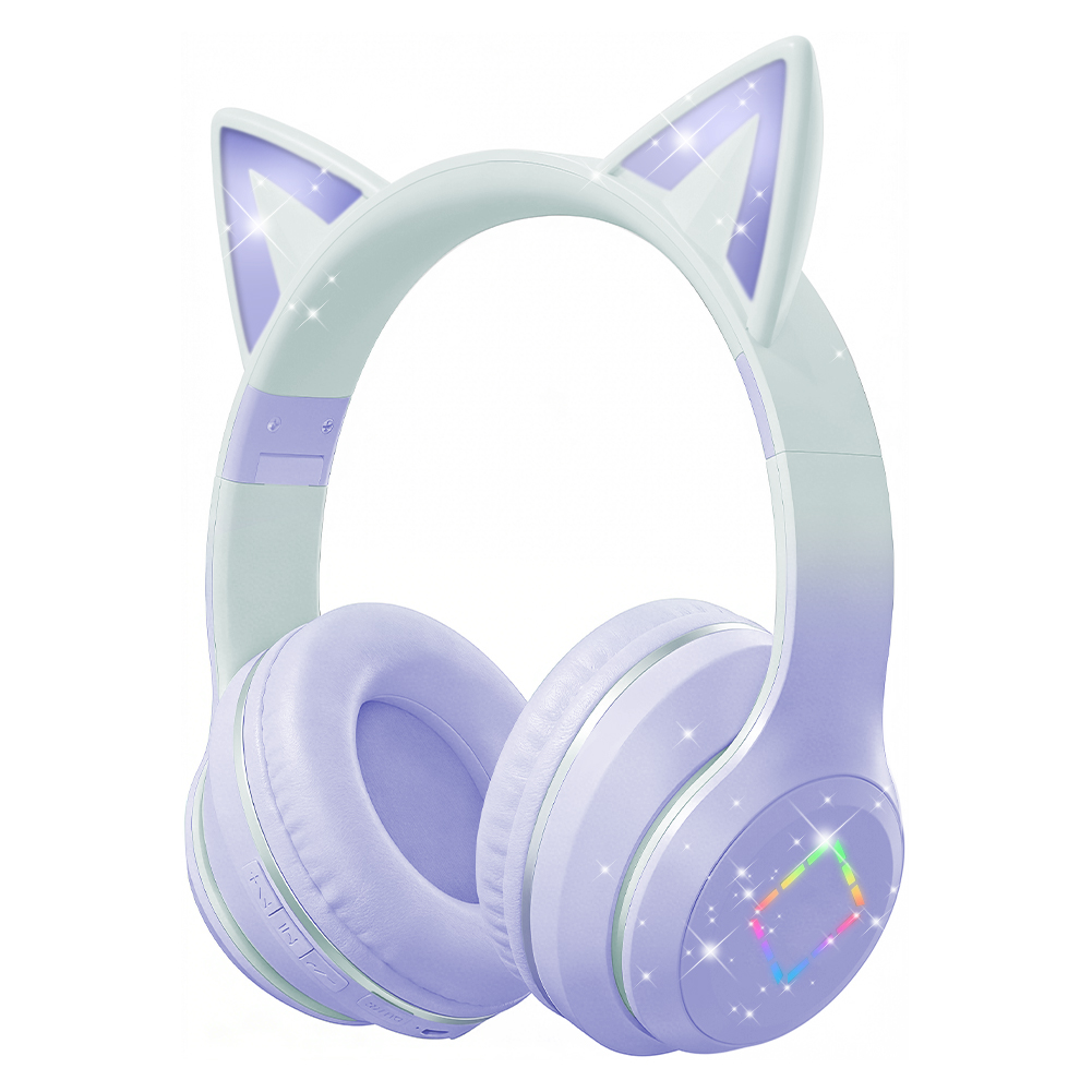 Cat Ear Bluetooth Headset Led - Adorable casque sans fil à oreilles