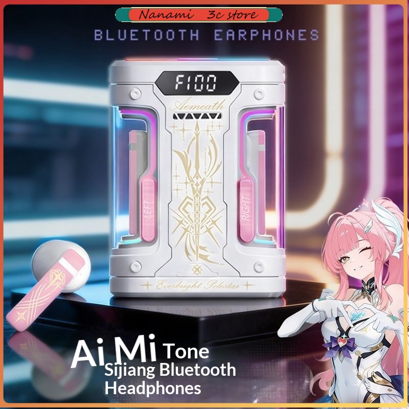 Headphones - Écouteurs Bluetooth Anime Elysia TWS, semi