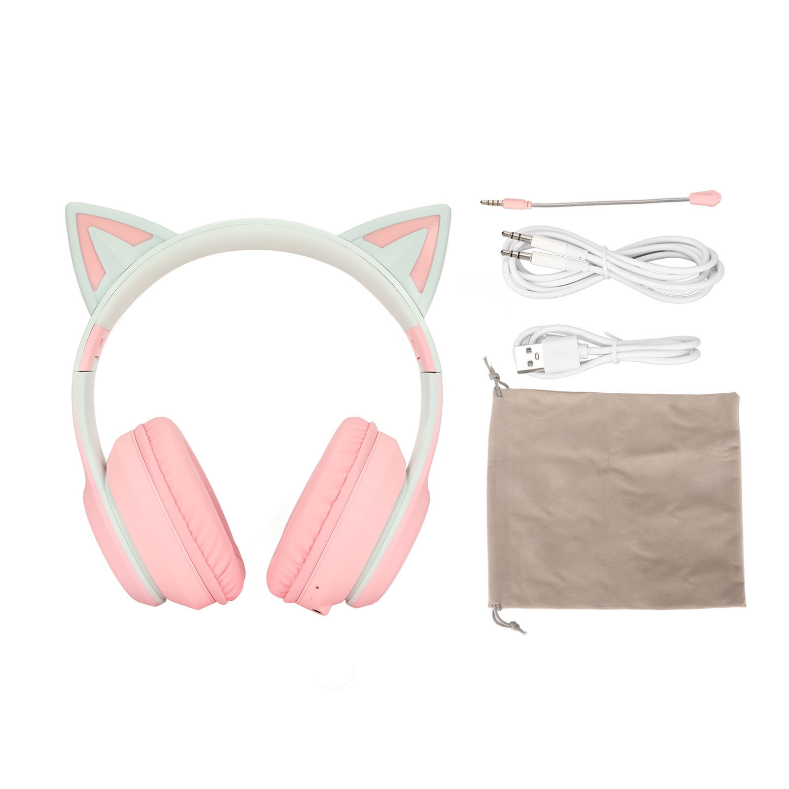 Cat Ear Bluetooth Headset Led - Casque de jeu Bluetooth avec oreilles
