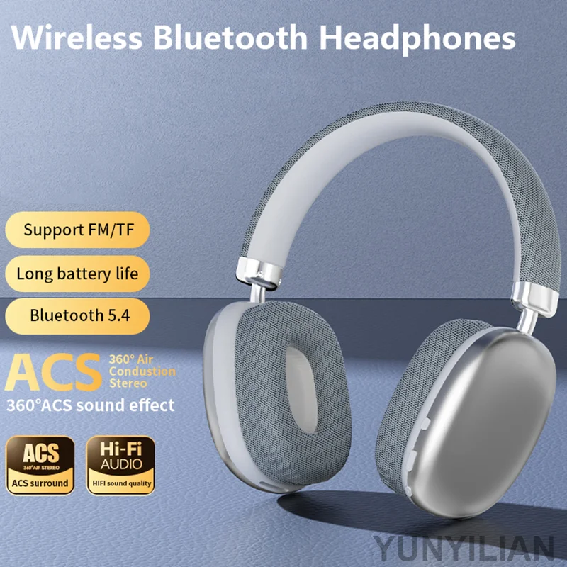 Type C Wired Earphones With Mic - Nouveaux écouteurs supra-auriculaires Bluetooth Air Max