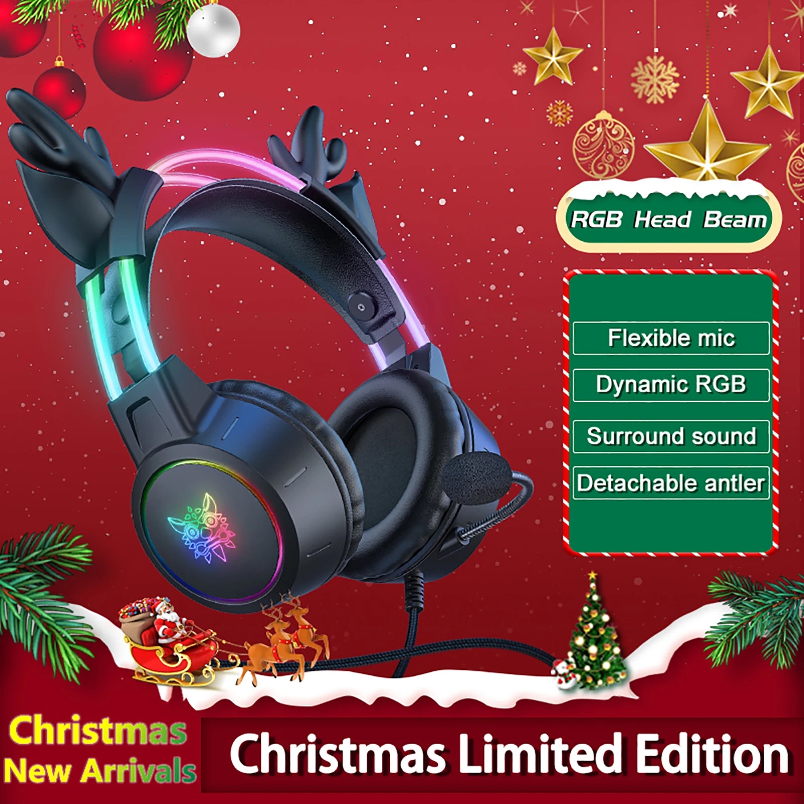 Gaming Headset With Mic Rgb - ONIKUMA Casque De Jeu pour 2024