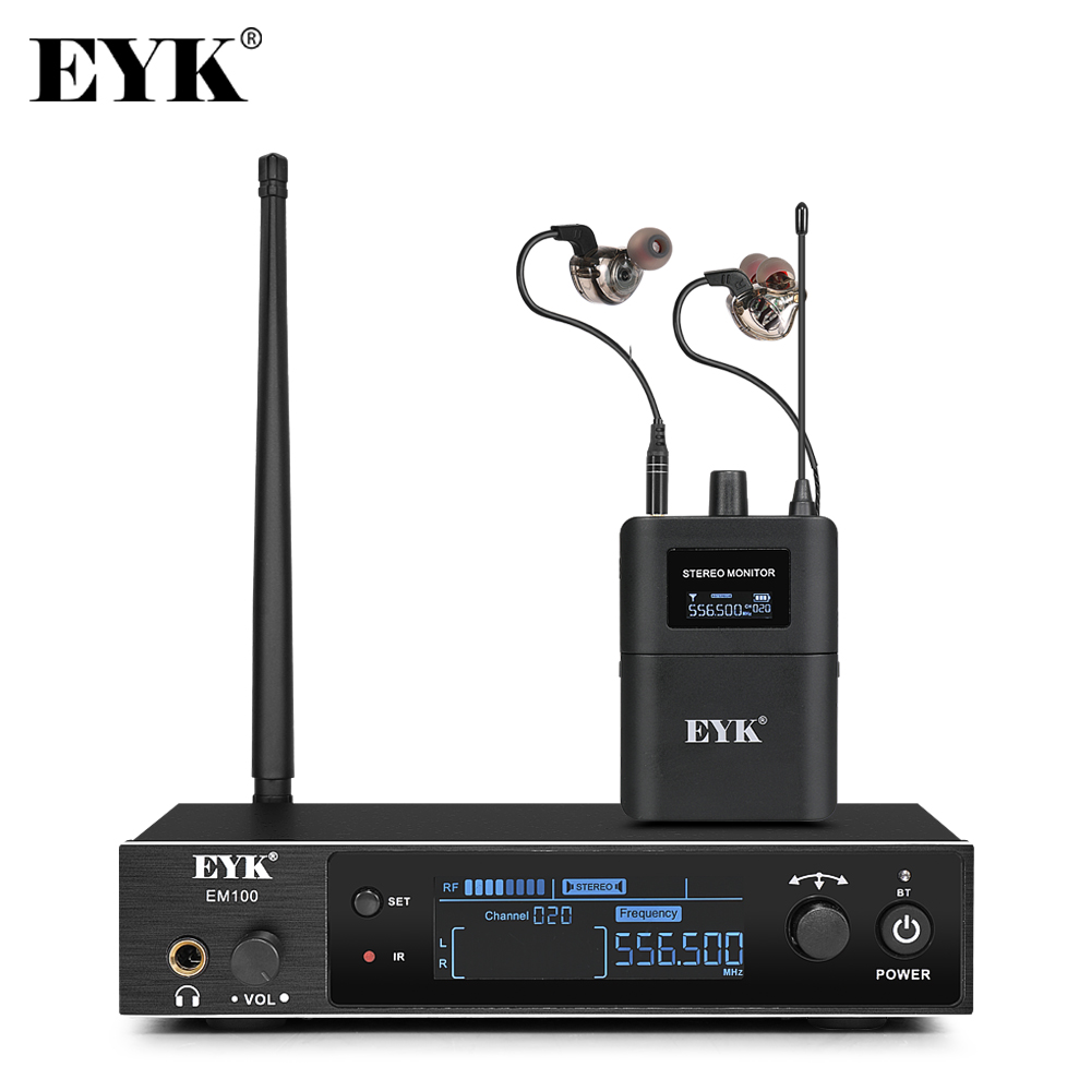 In Ear Monitors For Singers - EYK-Système de moniteur intra-auriculaire, stéréo professionnel,