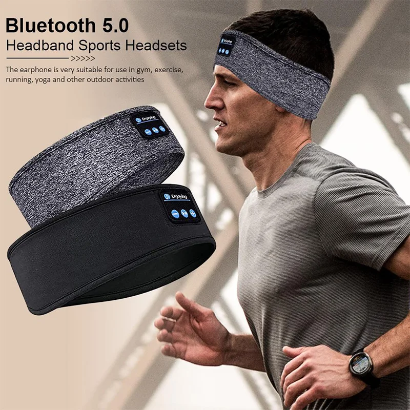 Sleep Mask Headphones Bluetooth - Écouteurs Bluetooth sport bandeau de couchage