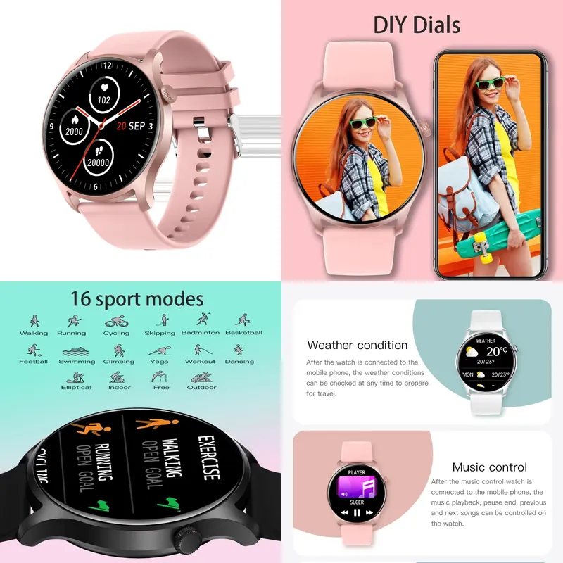 Smartwatches - Montre connectée SENBONO MAX8 pour homme
