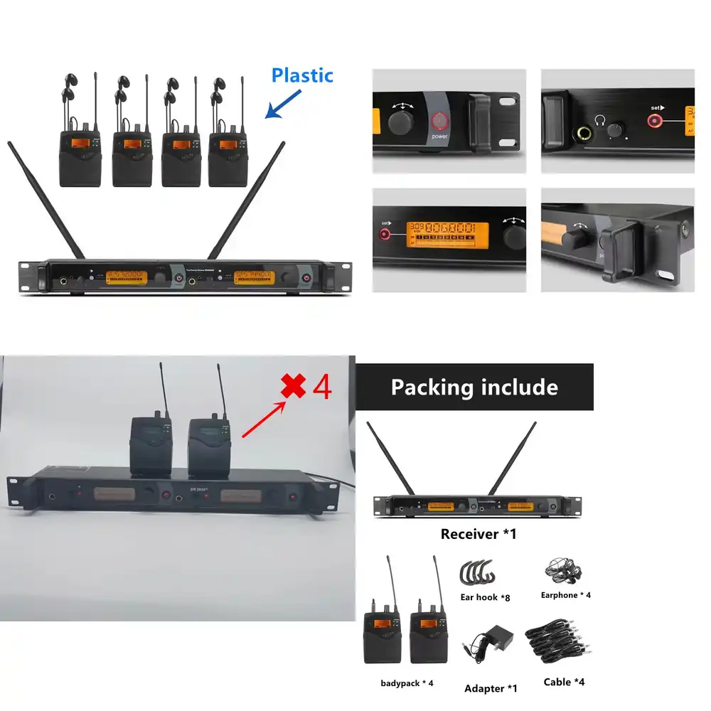 In Ear Monitors For Singers - Système de monitoring intra-auriculaire sans fil