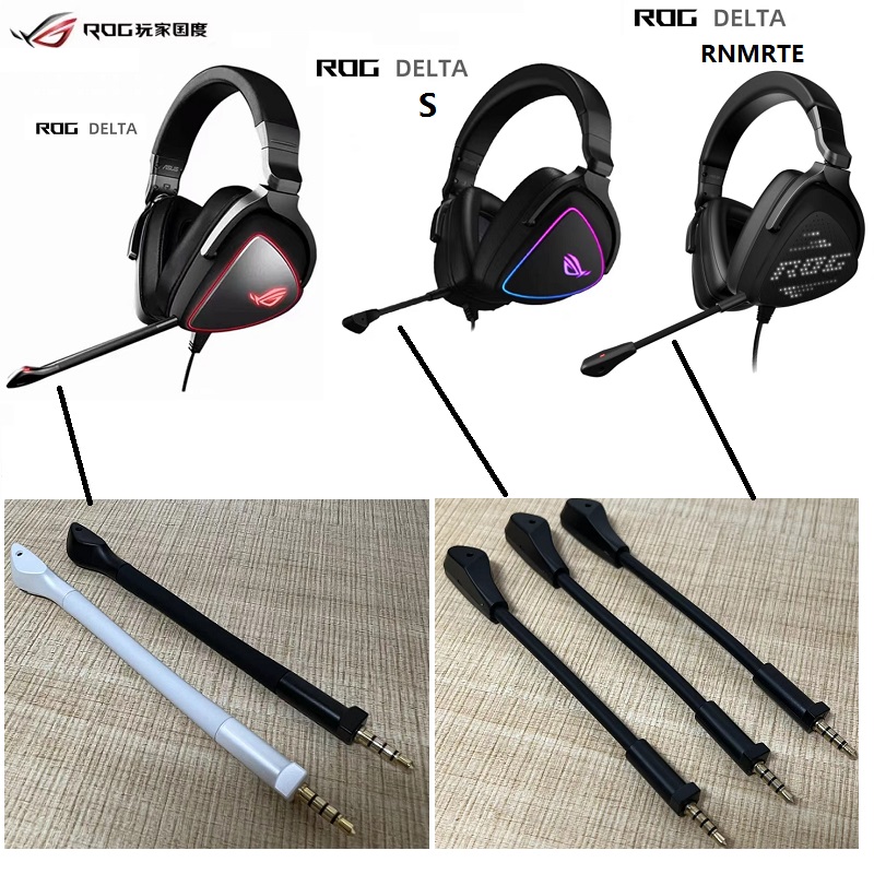 Gaming Headset With Mic Rgb - Microphones d'origine pour ASUS ROG Delta