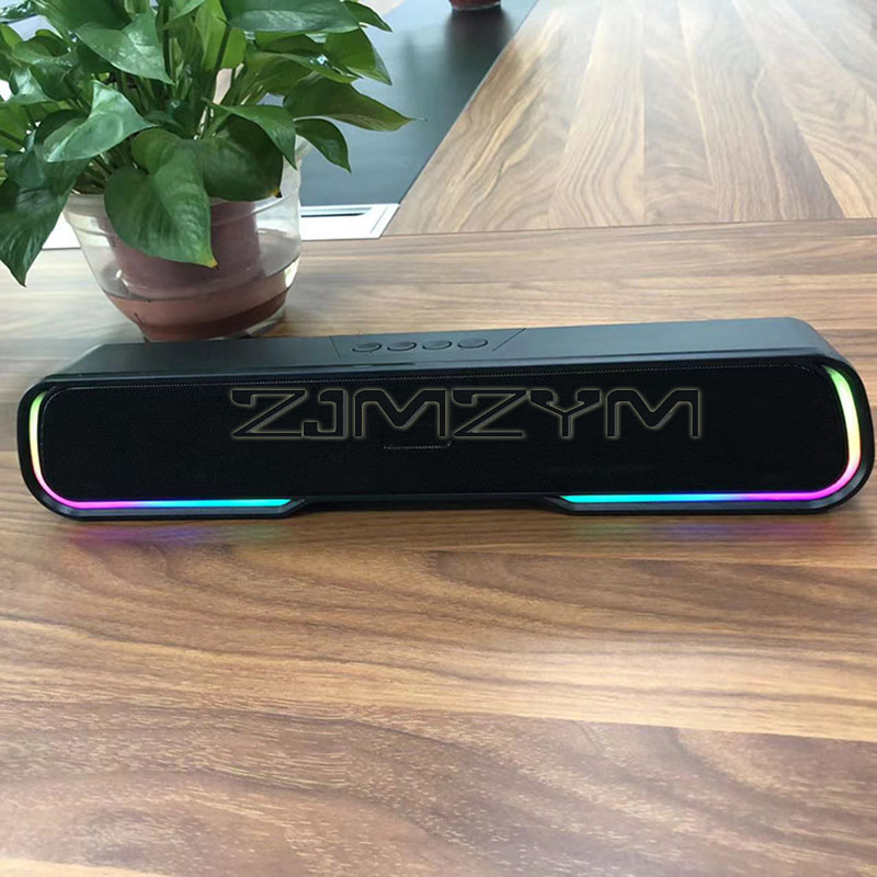 Rgb Computer Soundbar For Pc - Barre de son Bluetooth avec lumières