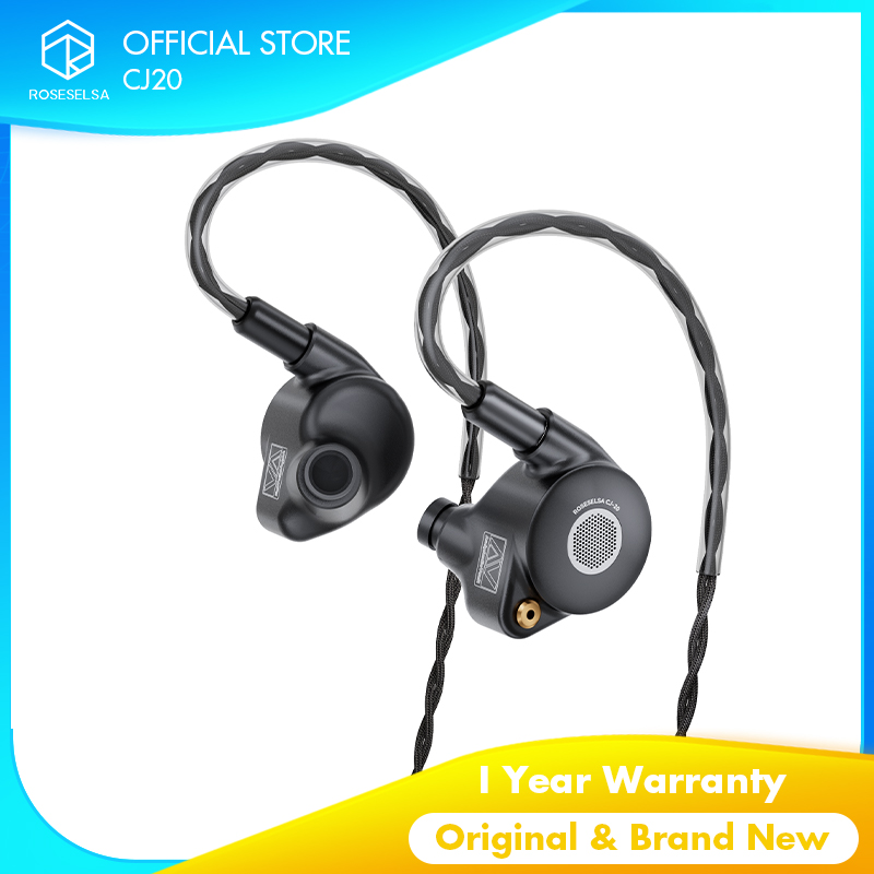 Planar Magnetic Iem Earphones - ROSESELSA X AAV CJ20 Écouteurs intra-auriculaires