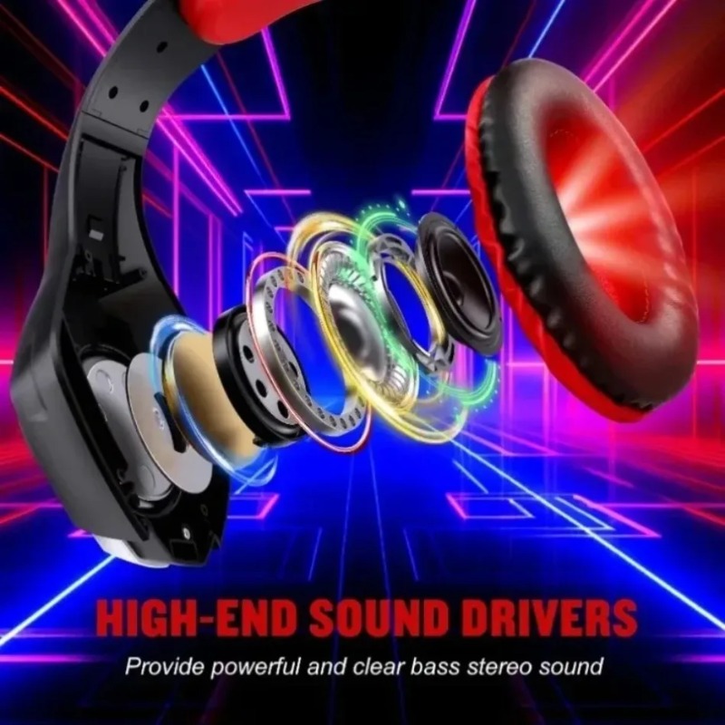 Casque de jeu filaire, micro a - Gaming Headset With Mic Rgb avis et prix