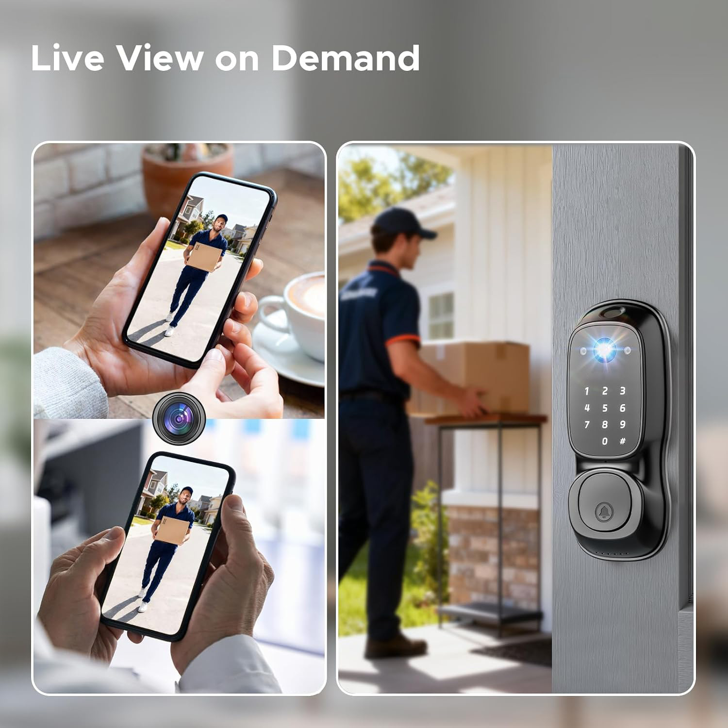 Serrure de porte intelligente  - Cameras avis et prix