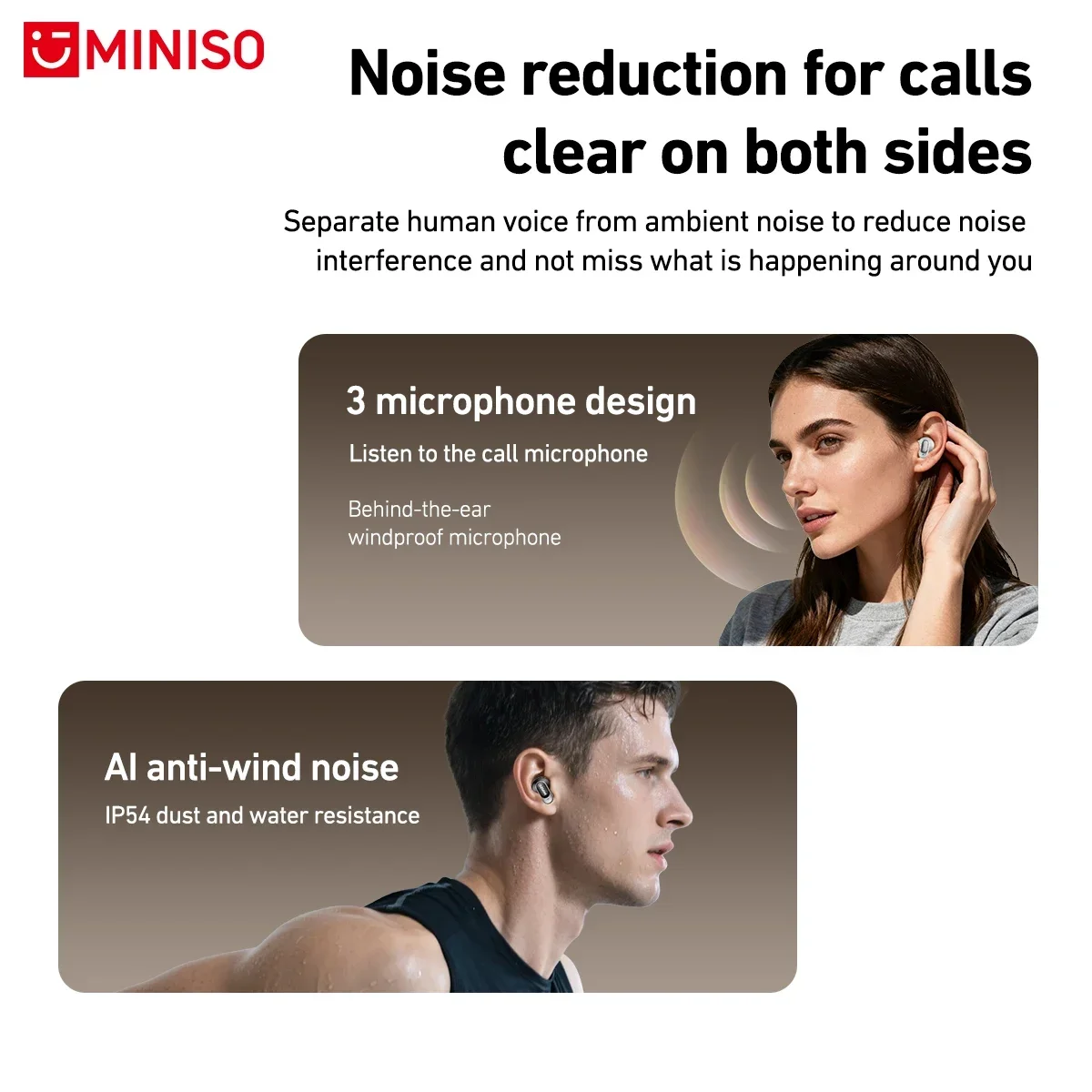 MINISO MS105 Bluetooth écouteu - Type C Wired Earphones With Mic avis et prix