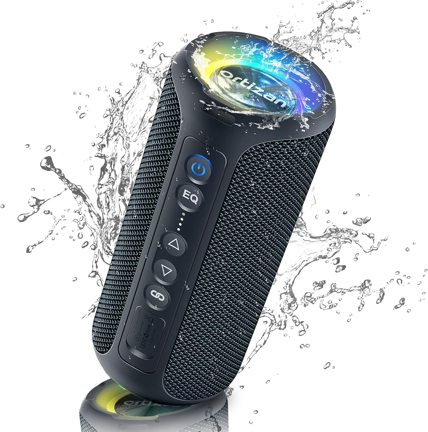 Ortizan haut-parleurs Bluetoot - Portable Bluetooth Speaker Waterproof Ipx7 avis et prix