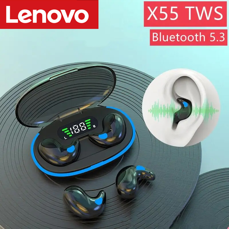 Écouteurs sans fil Lenovo X55  - Tws Earbuds Bluetooth 5.3 avis et prix