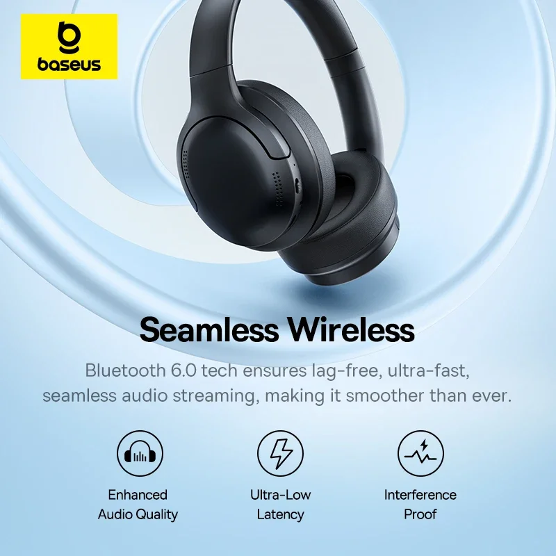 Baseus BH1 Lite casque sans fi - Anc Wireless Over Ear Headphones avis et prix