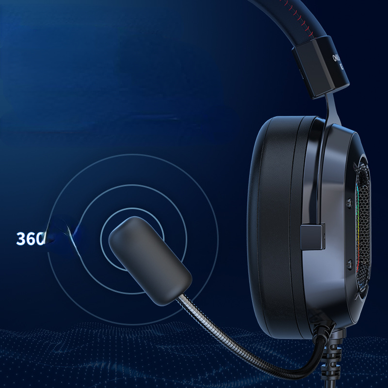 Onikuma-Casque de jeu filaire  - Gaming Headset With Mic Rgb avis et prix