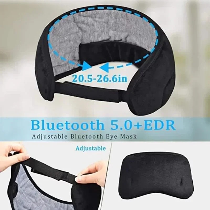 Masque pour les yeux 3D avec é - Sleep Mask Headphones Bluetooth avis et prix