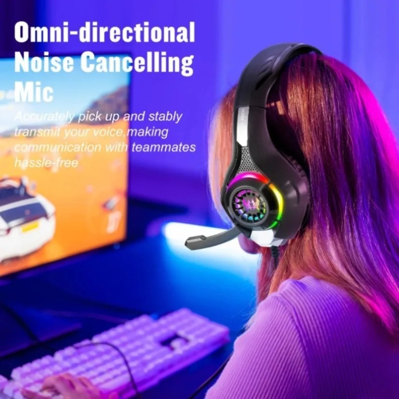 Casque de jeu filaire avec mic - Gaming Headset With Mic Rgb avis et prix