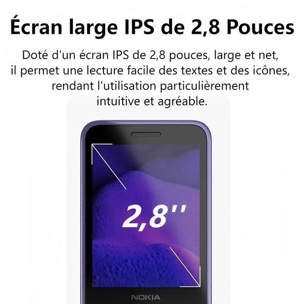 Téléphone de secours Nokia 235 - Cameras avis et prix