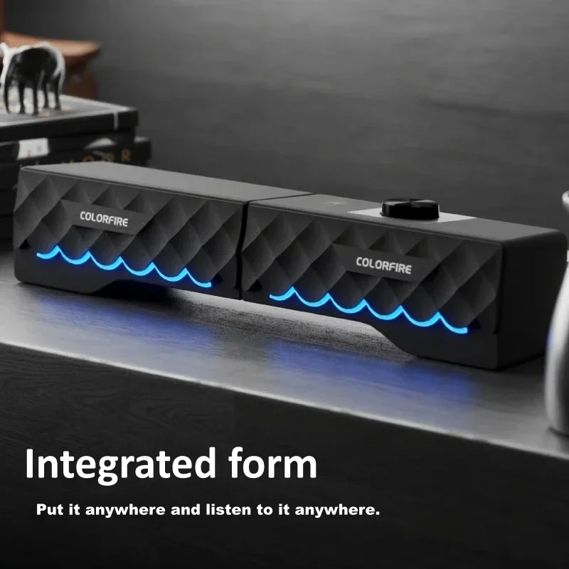 Haut-parleur filaire pour ordi - Rgb Computer Soundbar For Pc avis et prix