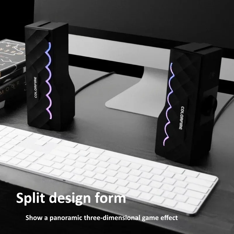 Haut-parleur filaire pour ordi - Rgb Computer Soundbar For Pc avis et prix