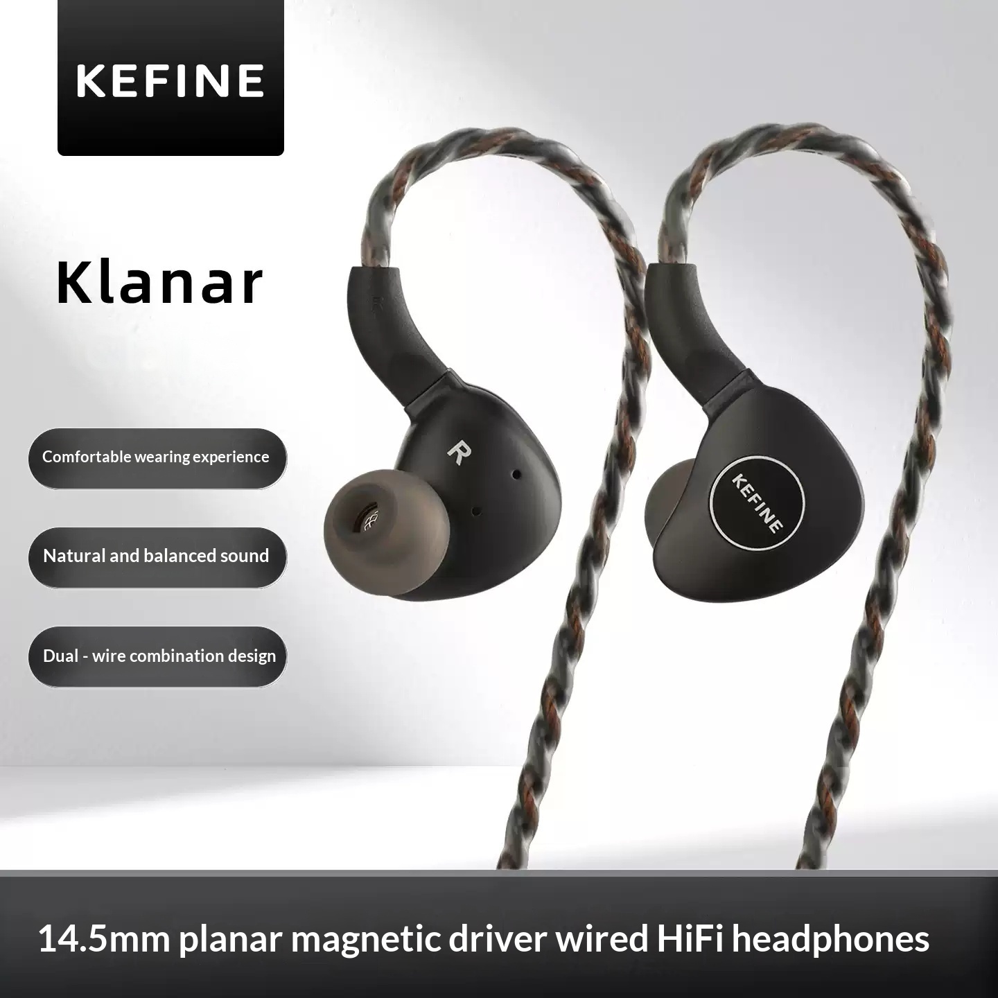 KEFINE Klanar Écouteurs intra- - Planar Magnetic Iem Earphones avis et prix