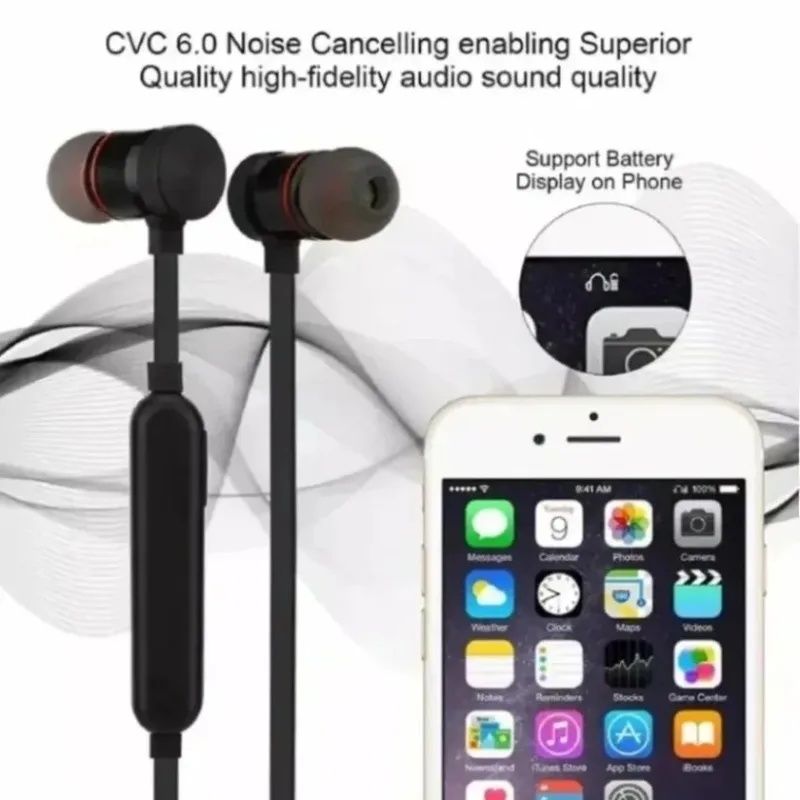 1-4 pièces d'écouteurs Bluetoo - Magnetic Neckband Sports Earphones avis et prix