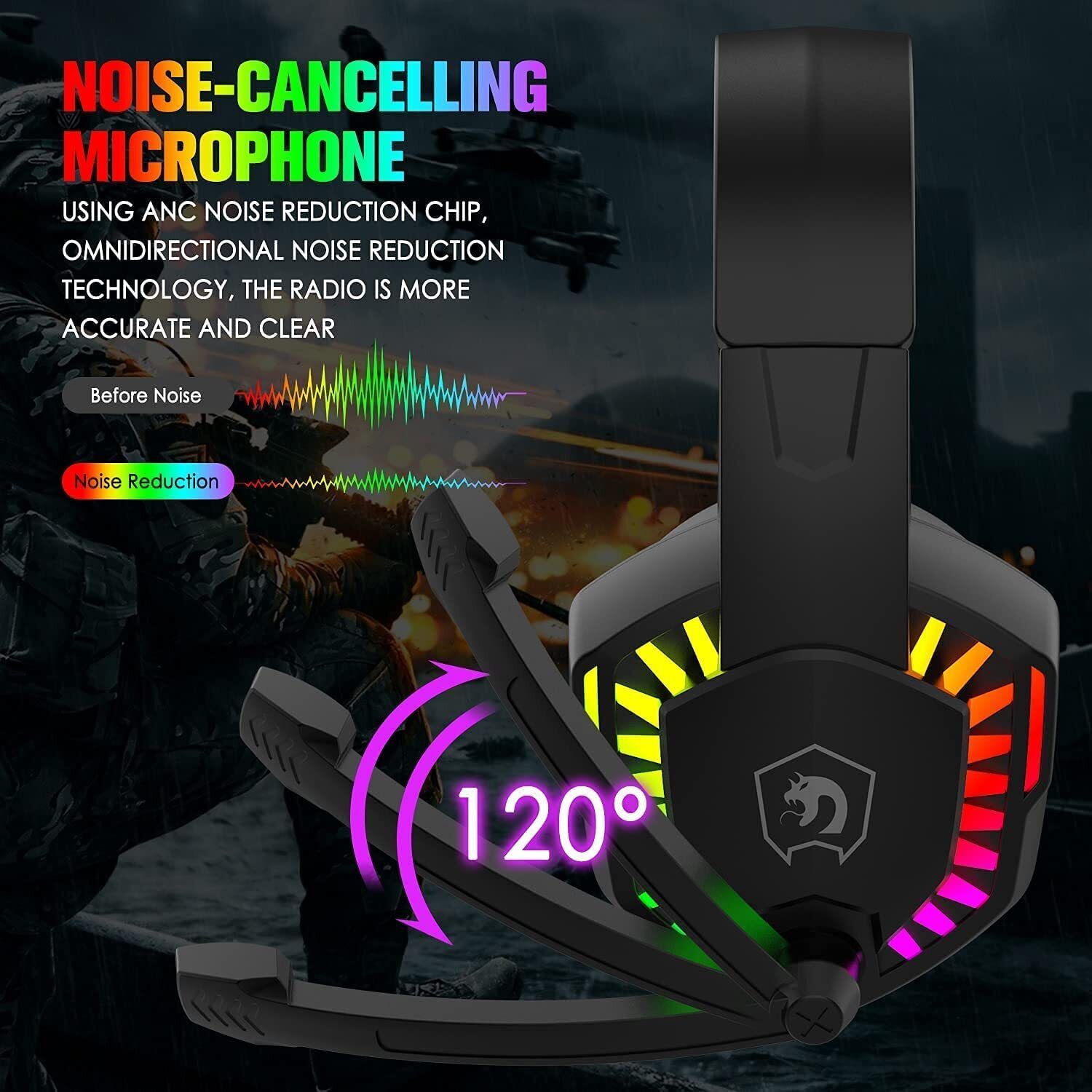 MAMBASNAKE CY907 – casque de j - Gaming Headset With Mic Rgb avis et prix