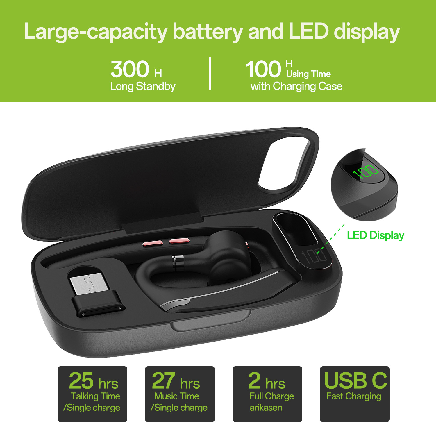 Casque Bluetooth, écouteur san - Type C Wired Earphones With Mic avis et prix