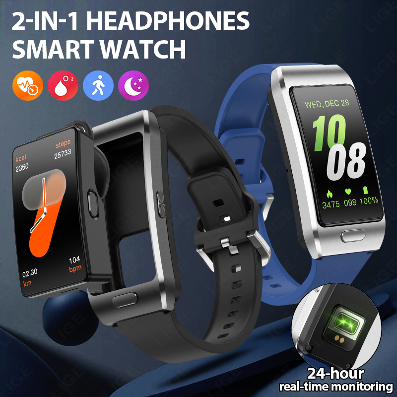 Nouvelle montre connectée LIGE - Tws Earbuds Bluetooth 5.3 avis et prix
