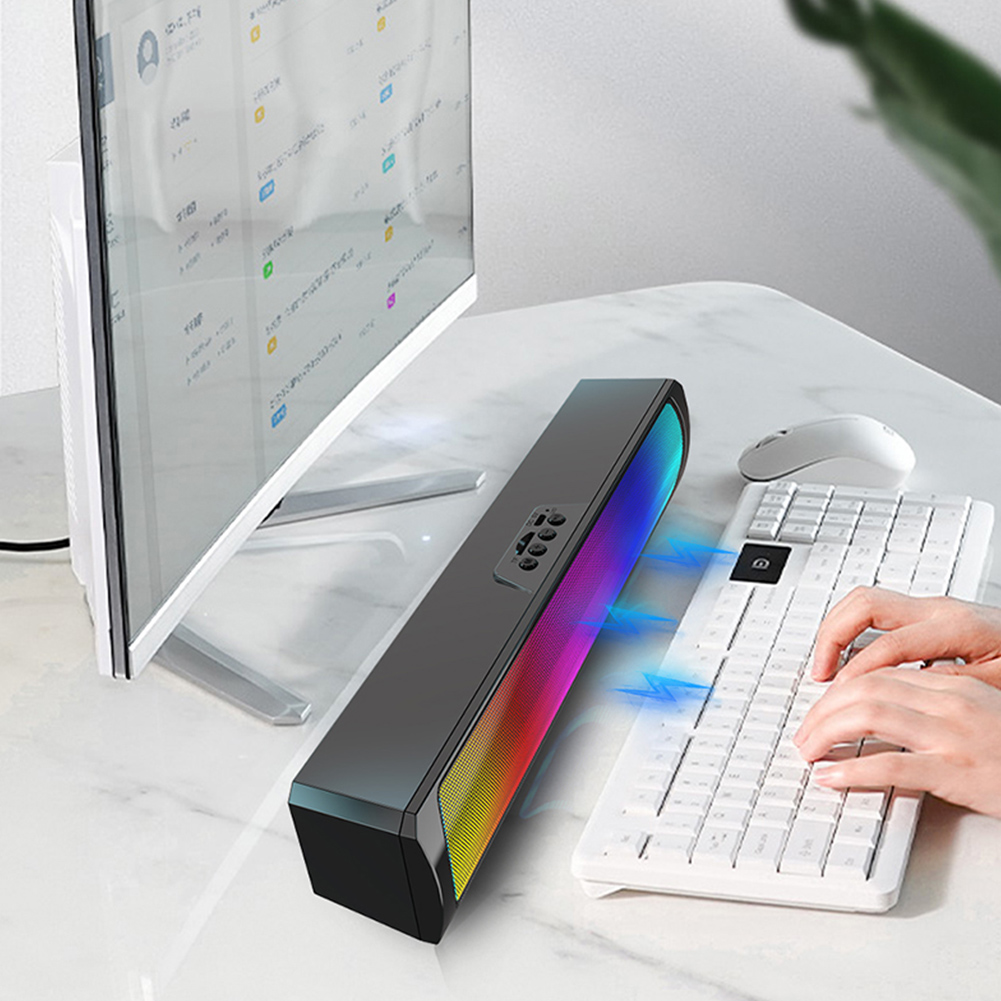 Barre de son portable pour ord - Rgb Computer Soundbar For Pc avis et prix