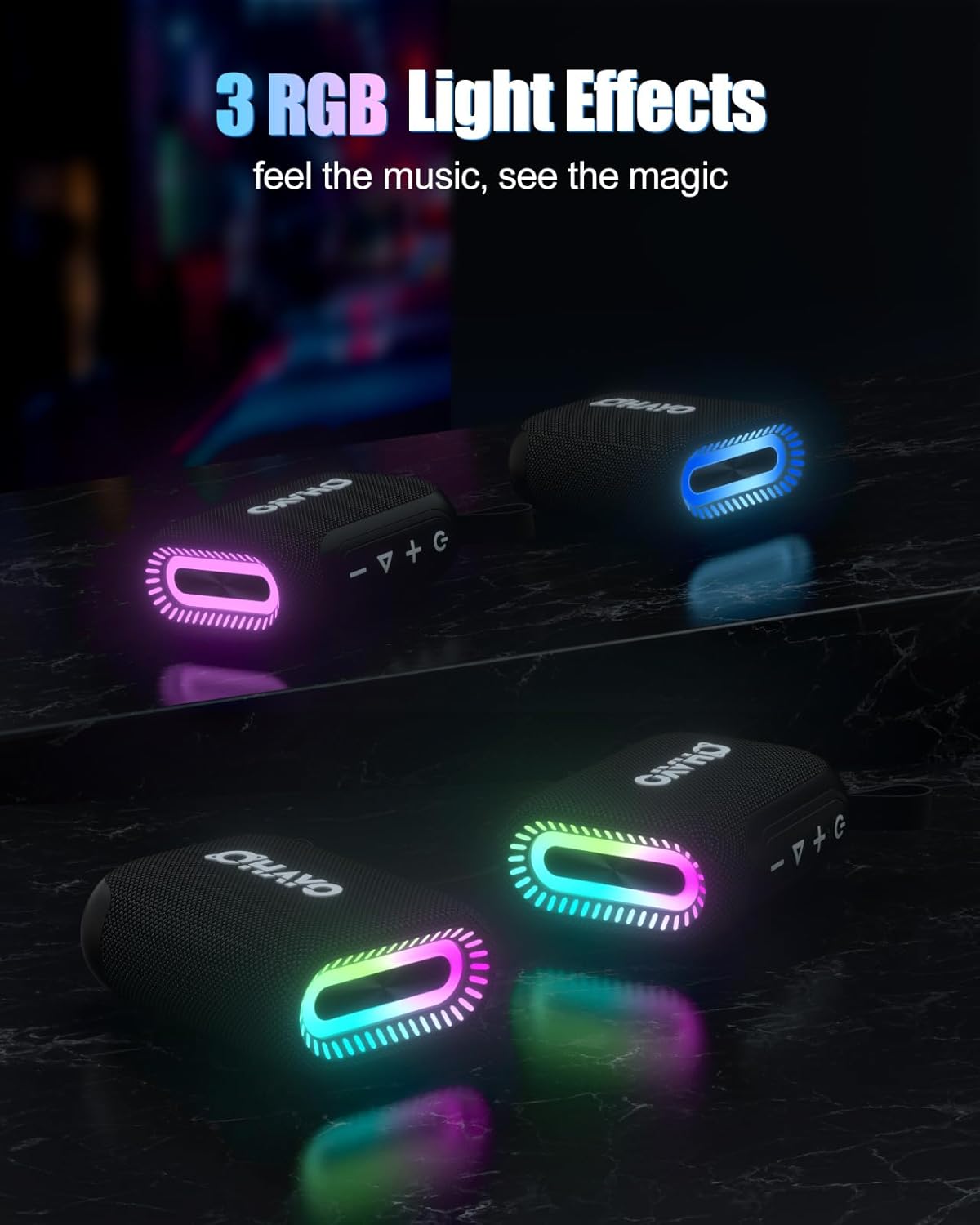 OHAYO Haut-parleur de douche B - Portable Bluetooth Speaker Waterproof Ipx7 avis et prix