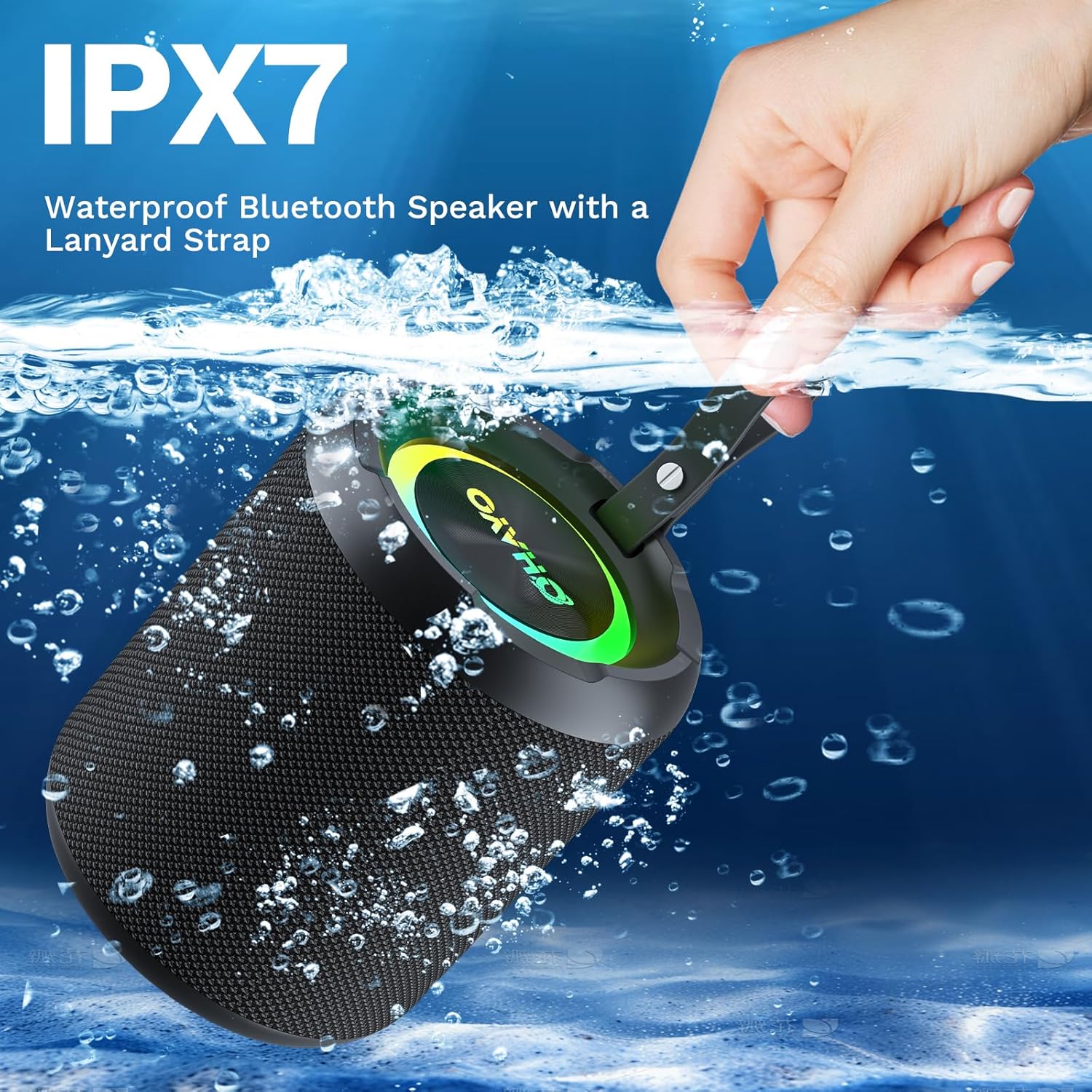 OHAYO 40W haut-parleur Bluetoo - Portable Bluetooth Speaker Waterproof Ipx7 avis et prix