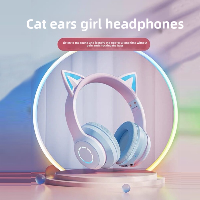 Nouveau casque Bluetooth RVB à - Cat Ear Bluetooth Headset Led avis et prix