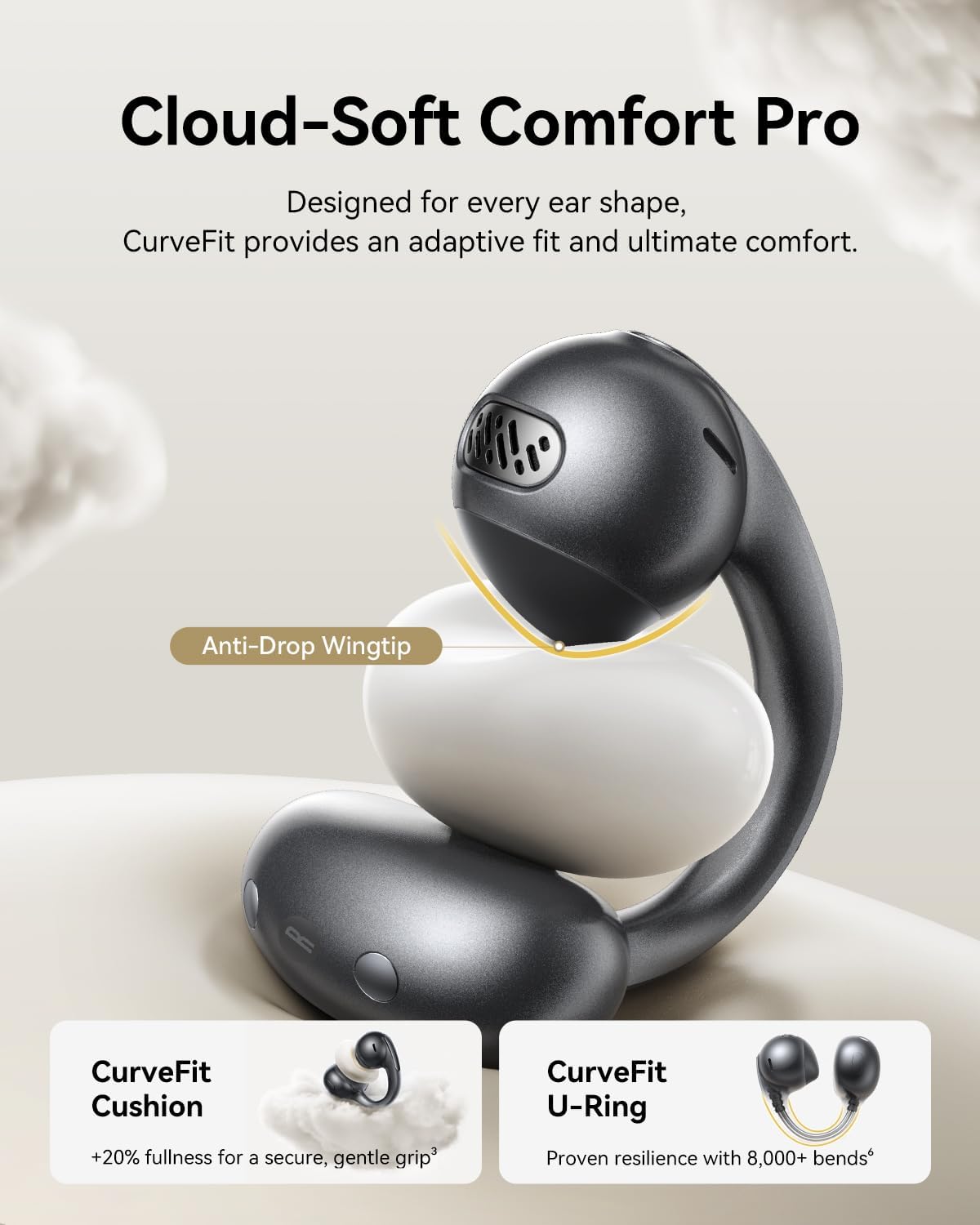 Casque audio à clip ouvert Bas - Open Ear Air Conduction Headphones avis et prix
