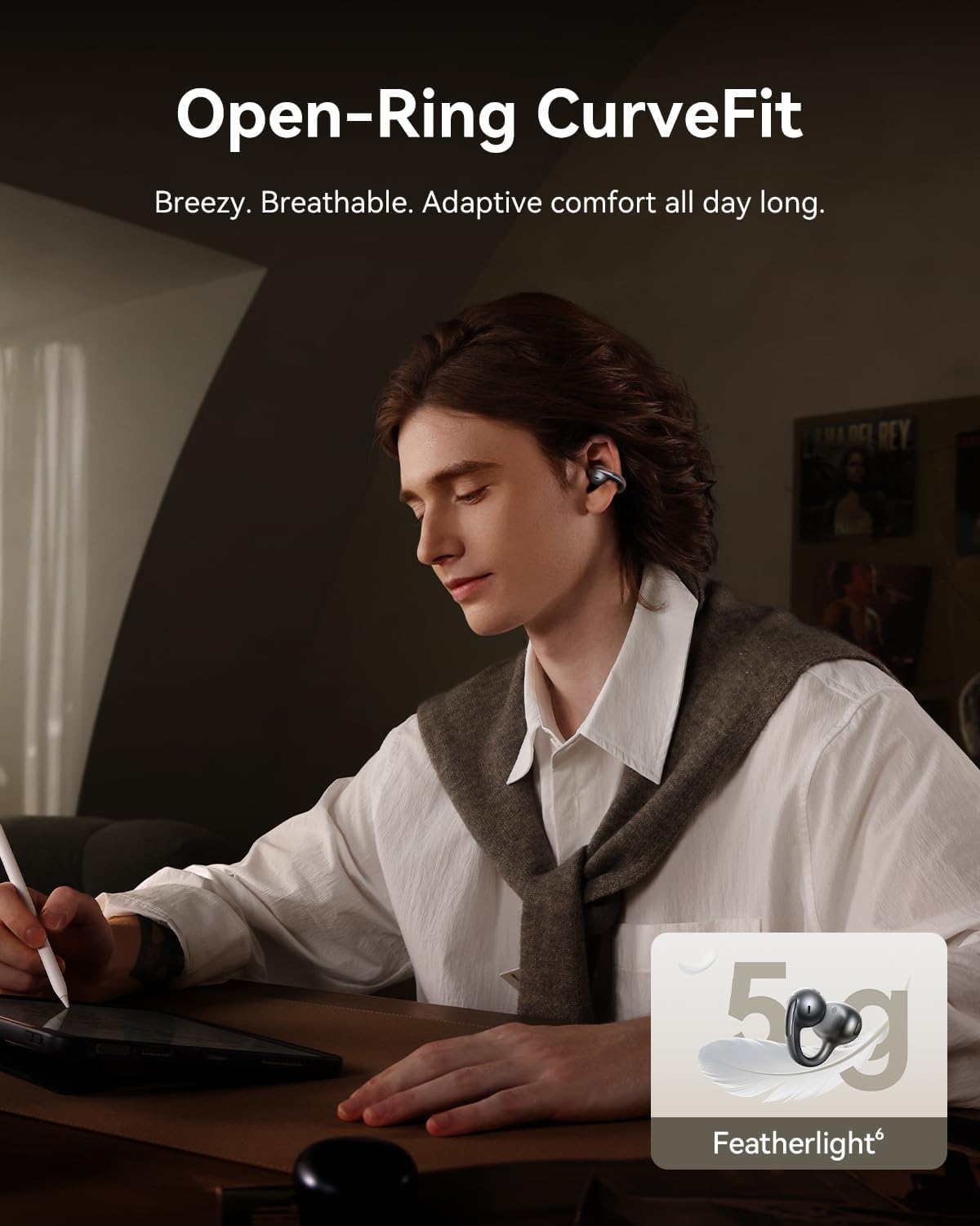 Casque audio à clip ouvert Bas - Open Ear Air Conduction Headphones avis et prix