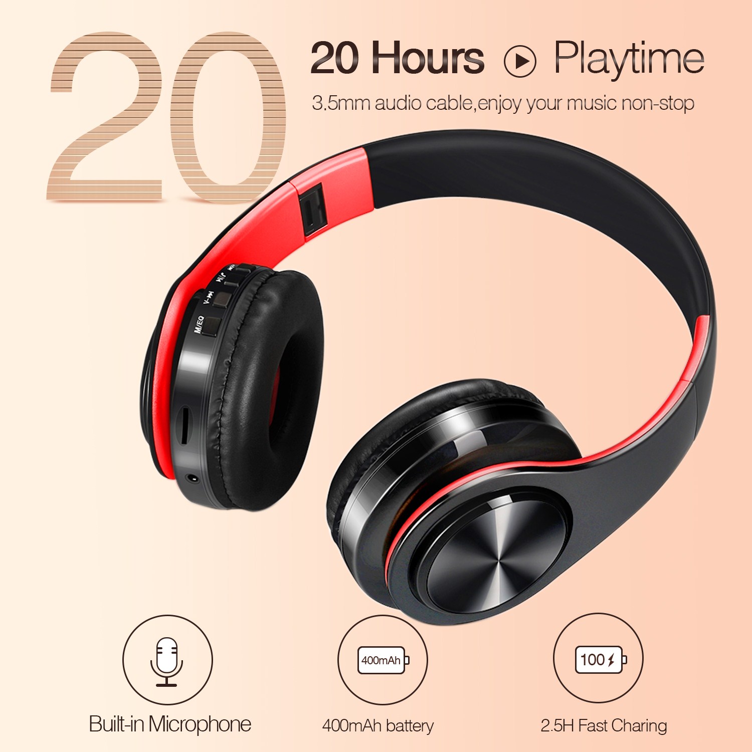 CATASSU écouteur Bluetooth cas - Anc Wireless Over Ear Headphones avis et prix