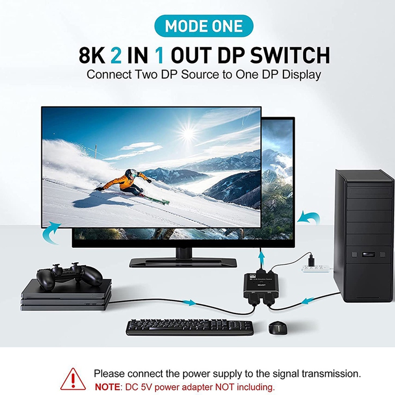 Commutateur DisplayPort 8K 2 e - Laptops avis et prix