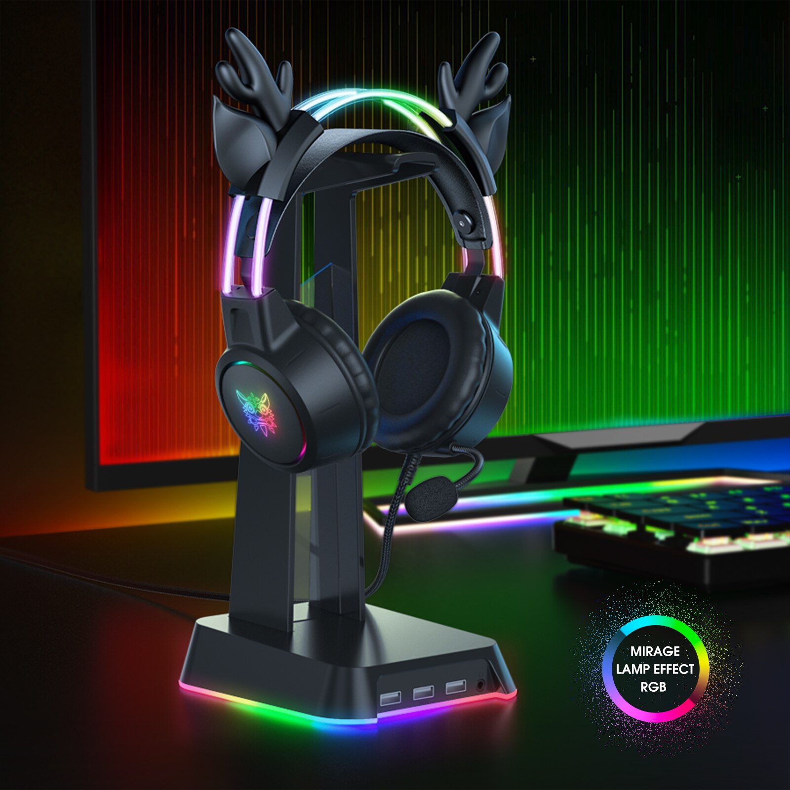 ONIKUMA Casque De Jeu pour 202 - Gaming Headset With Mic Rgb avis et prix