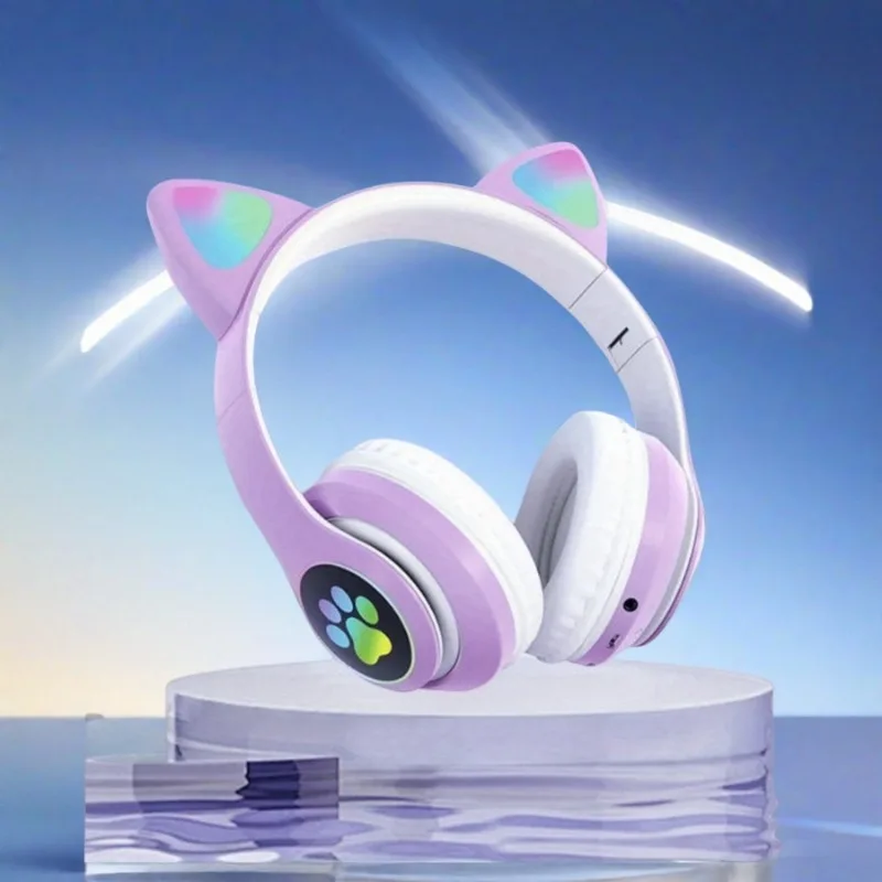 Nouveau Flash lumière oreilles - Cat Ear Bluetooth Headset Led avis et prix