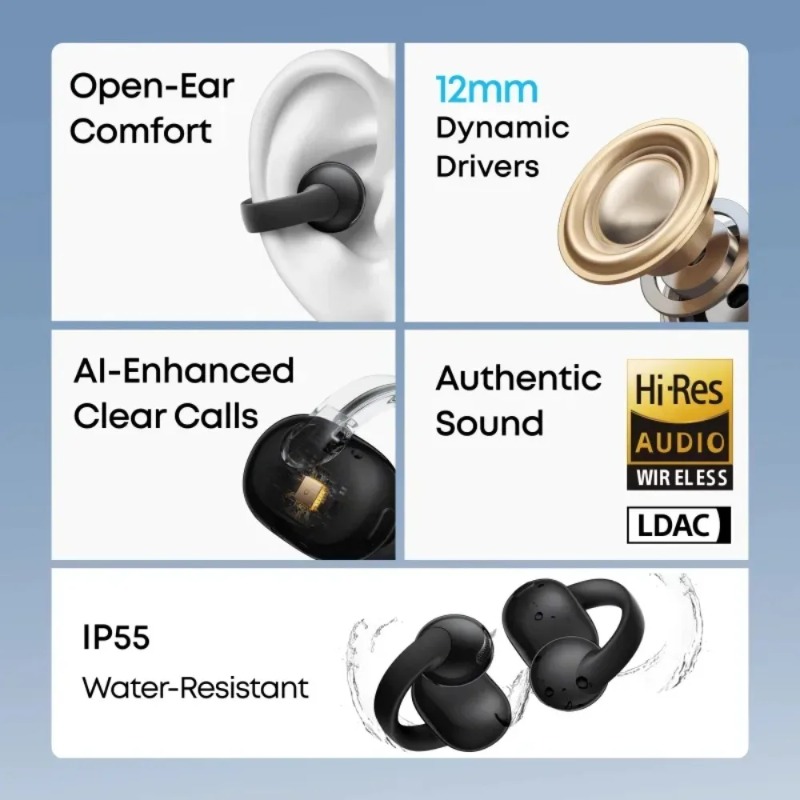 Écouteurs sportifs sans fil So - Open Ear Air Conduction Headphones avis et prix