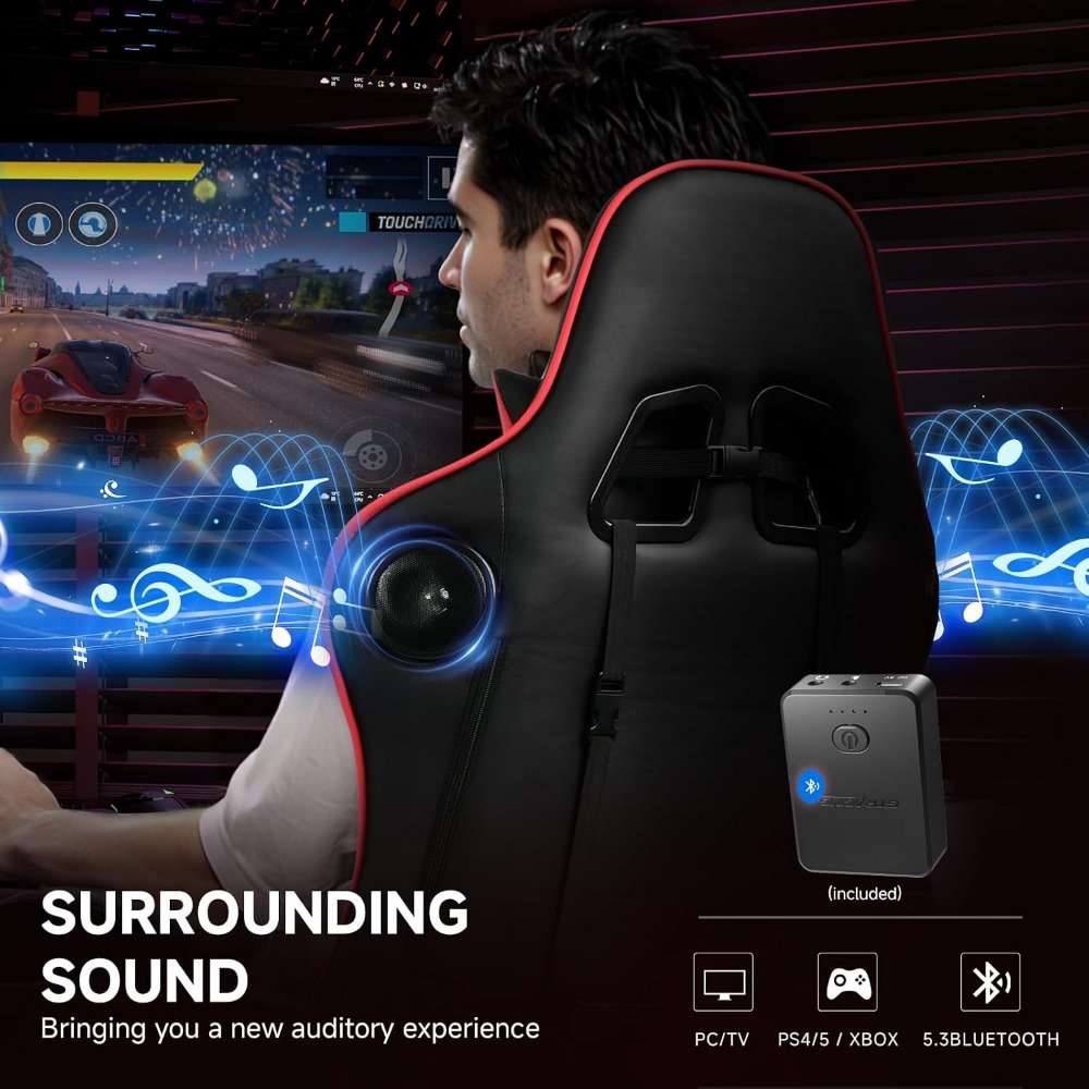Chaise de jeu ergonomique avec - Speakers avis et prix